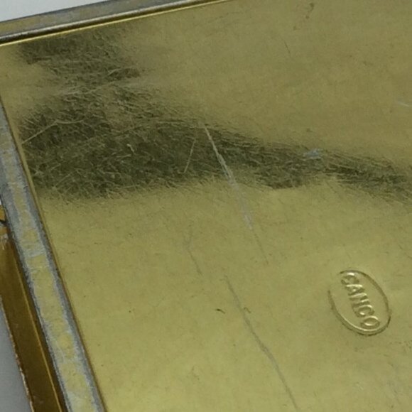 Schrafft's Vintage Tin Candy Box Canco Persian Lithograph Motif Hinged Lid - Picture 8 of 16